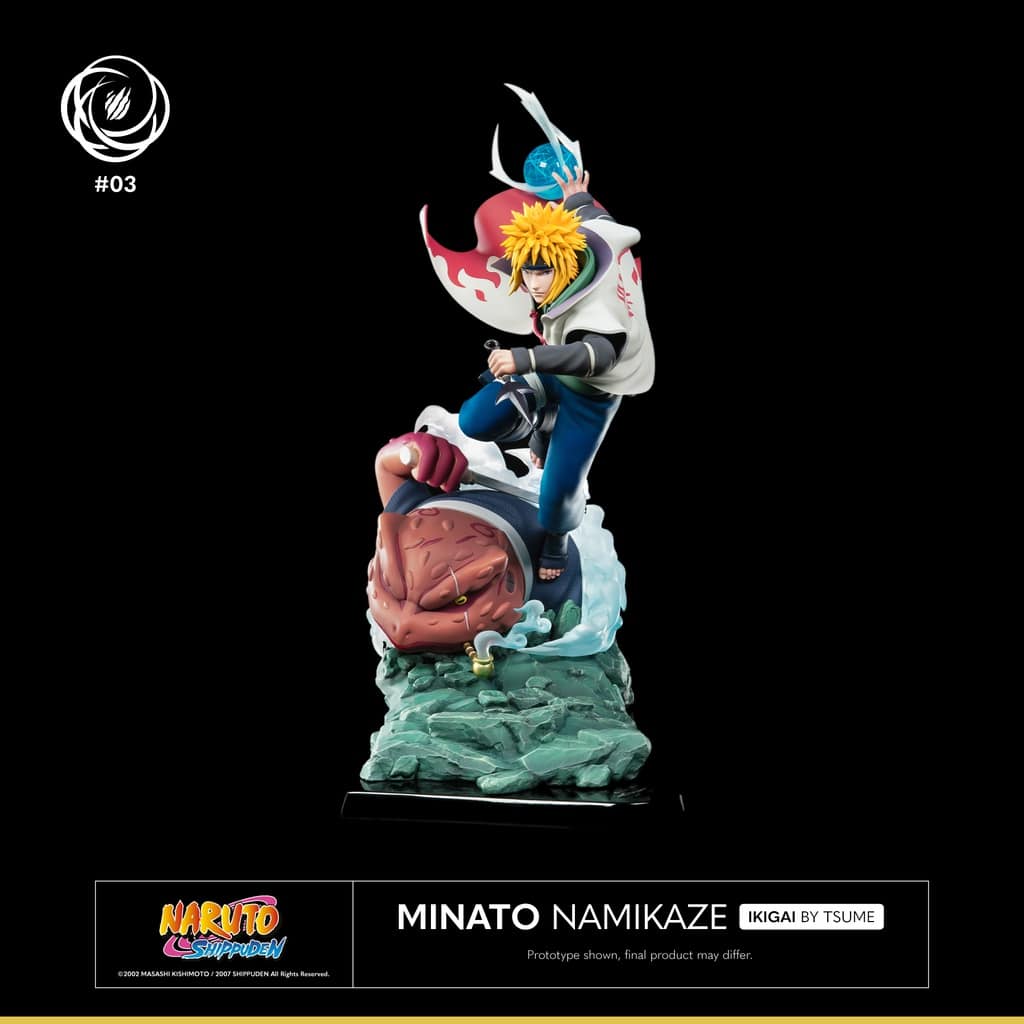 tsume naruto naruto shippuden shippuden ikigai minato namikaze fanart resine fanart resine statue resine figurine figurine manga figurine resine premium