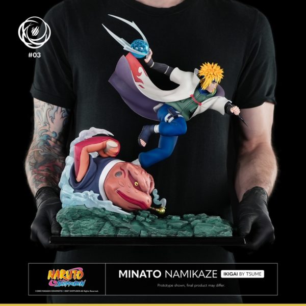 tsume naruto naruto shippuden shippuden ikigai minato namikaze fanart resine fanart resine statue resine figurine figurine manga figurine resine premium