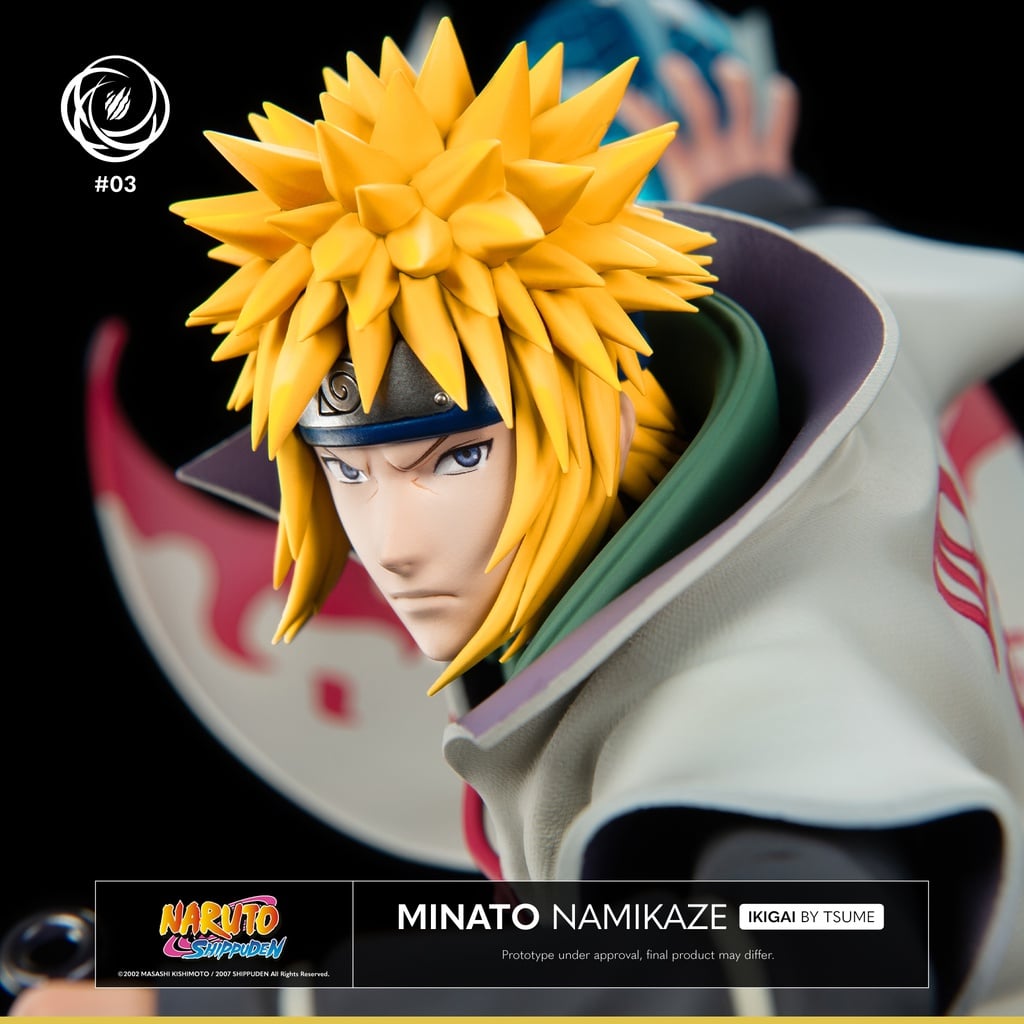 tsume naruto naruto shippuden shippuden ikigai minato namikaze fanart resine fanart resine statue resine figurine figurine manga figurine resine premium