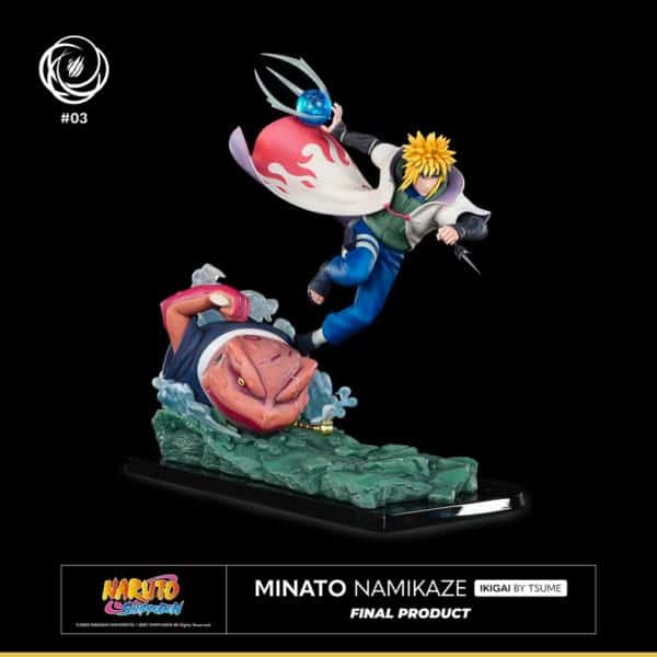 tsume naruto naruto shippuden shippuden ikigai minato namikaze fanart resine fanart resine statue resine figurine figurine manga figurine resine premium