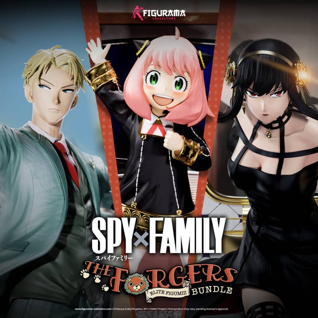 figurama collectors figurama collectors spy x famyly spy family anya loid yor forger forgers set bundle pack exclusif fanart resine fanart resine statue resine figurine figurine manga figurine resine premium