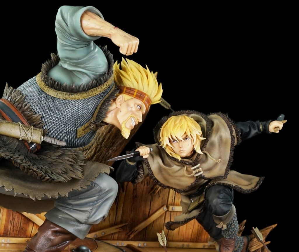 Thorkell thorfinn vinland saga vinland saga combat netflixshinka studio shinka fanart resine fanart resine statue resine figurine figurine manga figurine resine premium