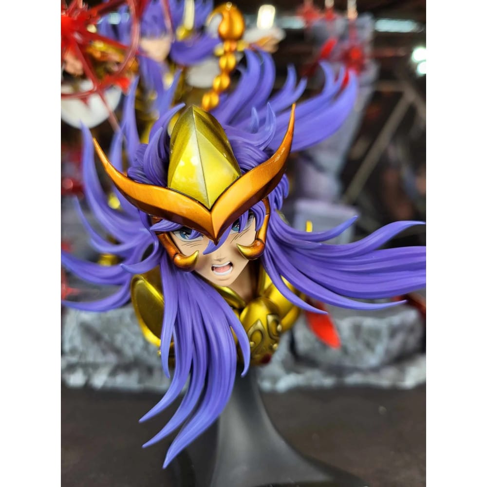 zodiakos zodiakos studio studio milo scorpion scorpio gold saint chevalier d'or chevalier or cloth saint seiya seiya chevalier du zodiac myth cloth fanart resine fanart resine statue resine figurine figurine manga figurine resine premium