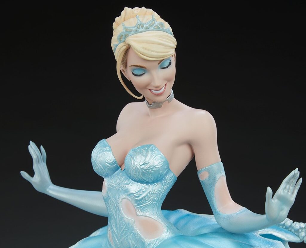 cendrillon cinderella sideshow fanart resine fanart resine statue resine figurine figurine manga figurine resine premium